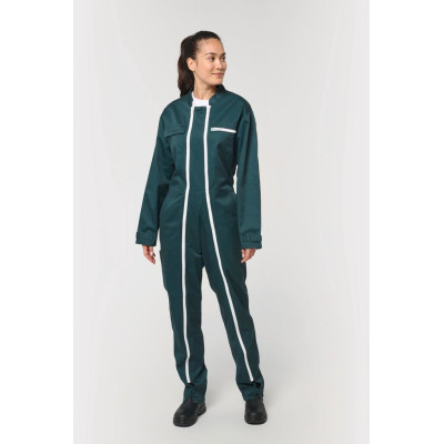 Overall with double zip